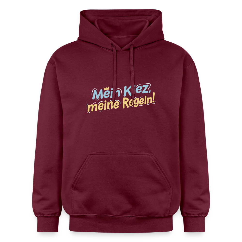 Mein Kiez, meine Regeln! - Hoodie - Maroon