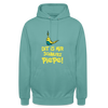 Schnurz Piepe mit Piep - Unisex Hoodie - Pastelltürkis