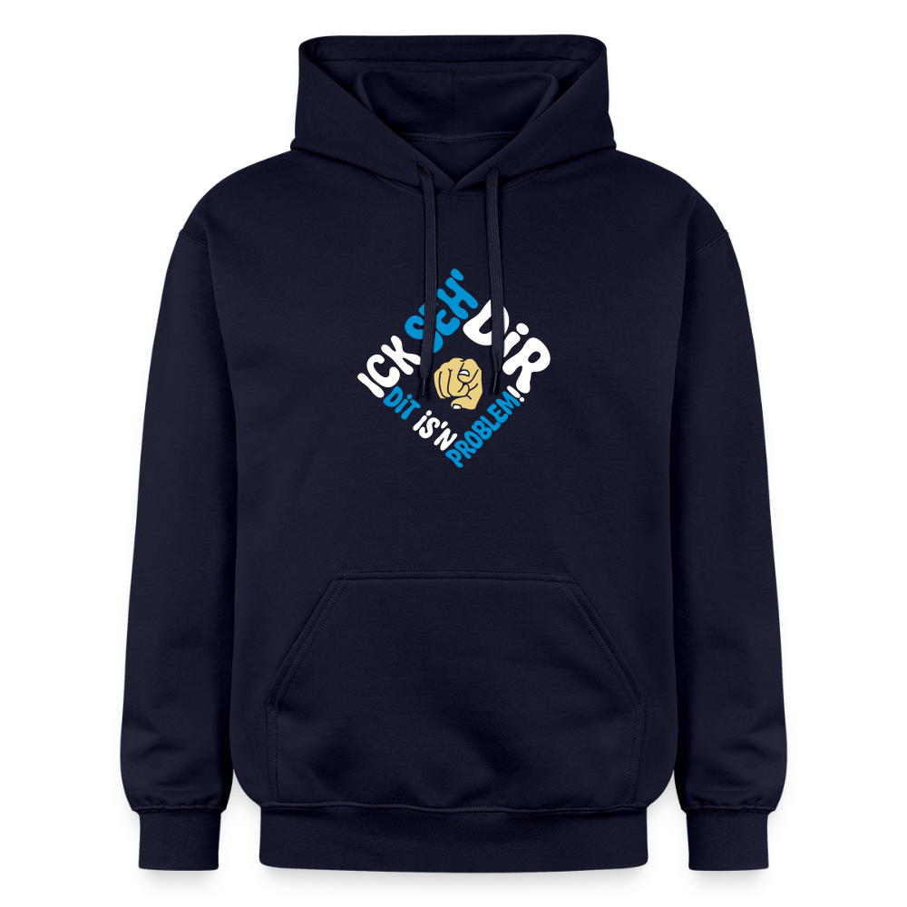 Ick seh' dir. Dit is'n Problem. - Hoodie - Navy
