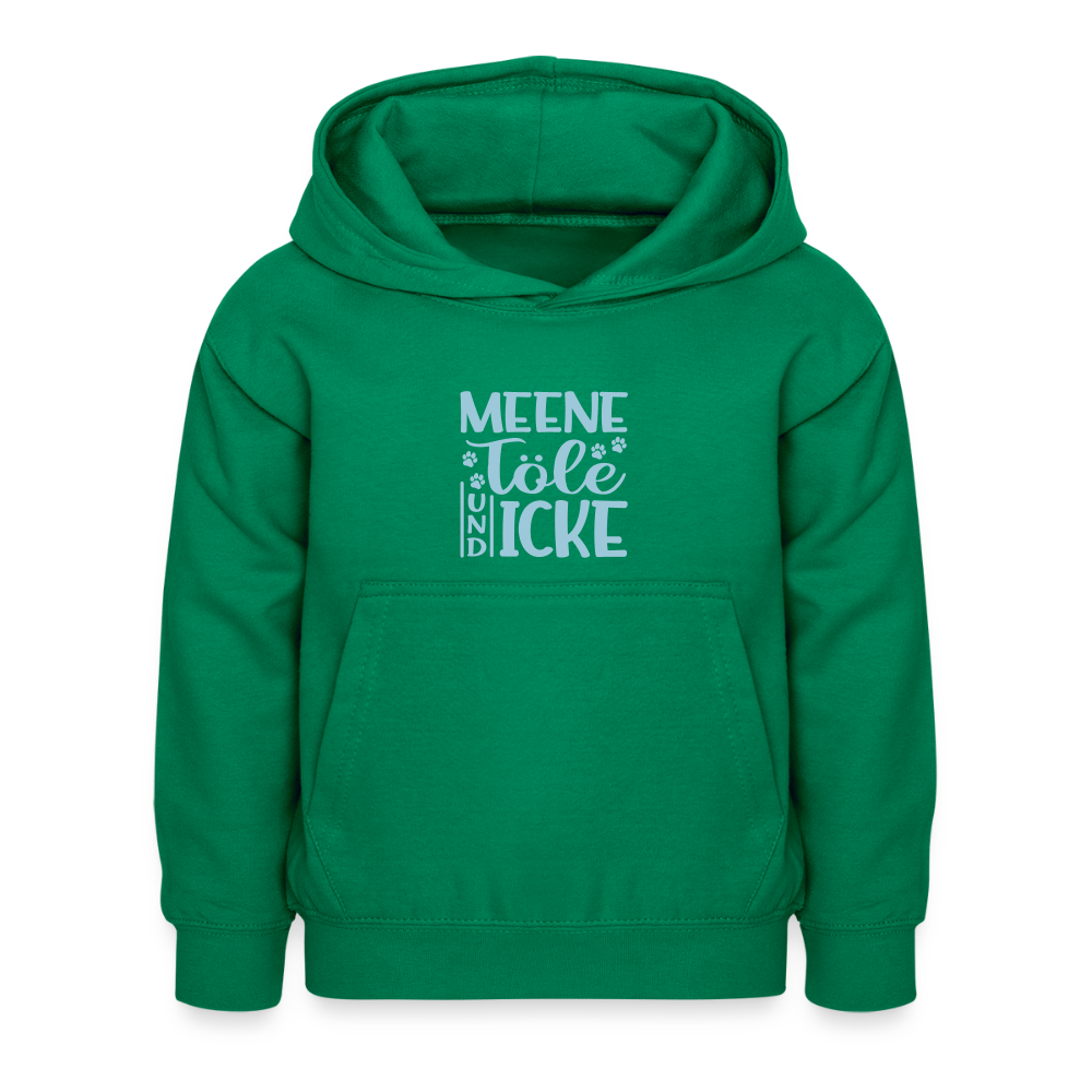 Meene Töle und Icke - Kinder Hoodie - Kelly Green