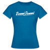 Remmi Demmi - Frauen Premium T-Shirt - Antikblaues Saphir meliert
