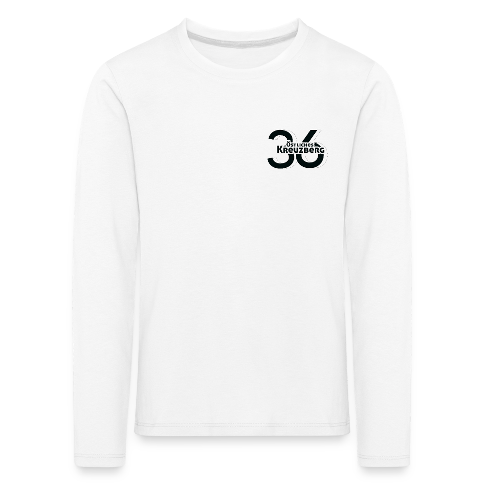 Östliches kreuzberg - Kinder Langarmshirt - Weiß
