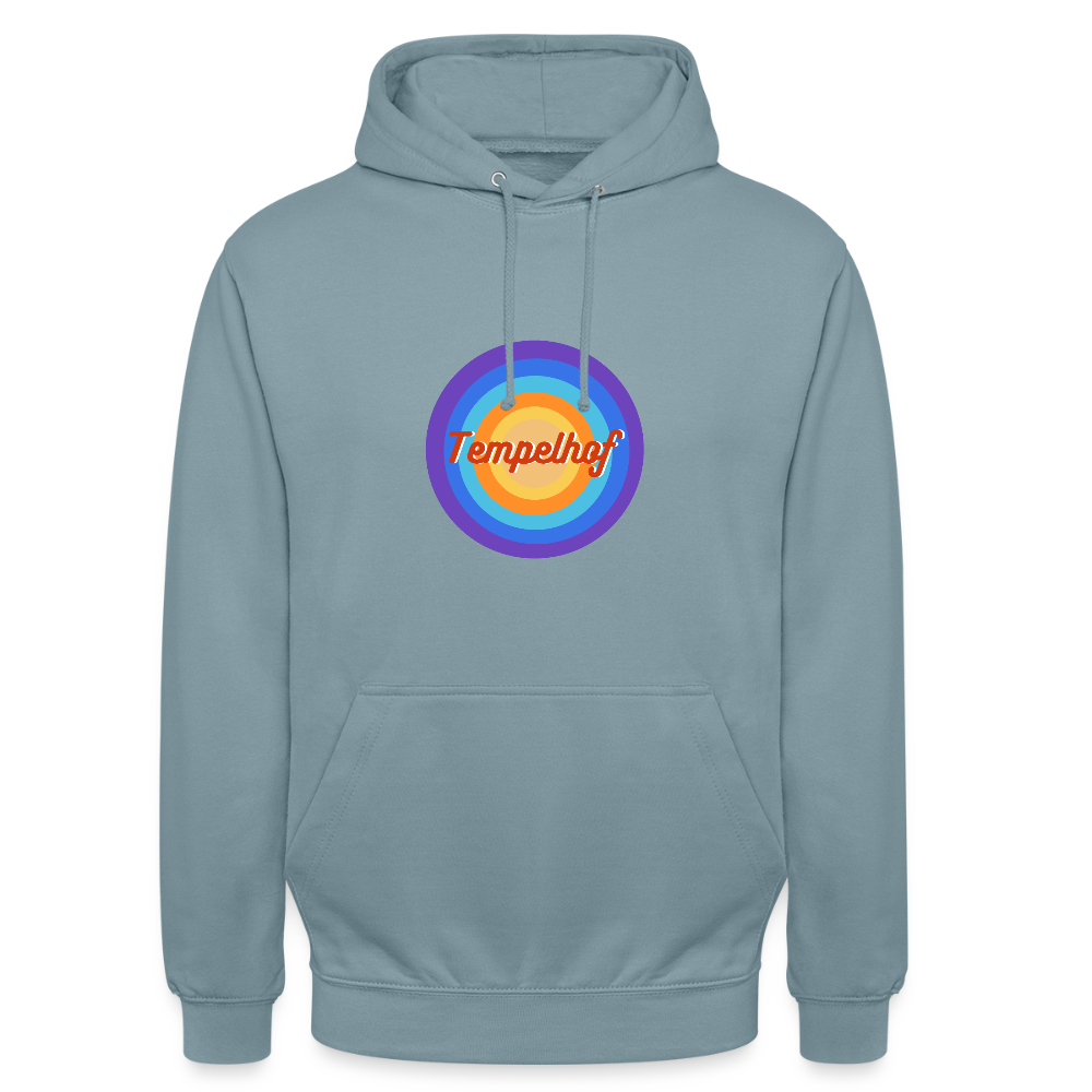 Tempelhof Retro - Unisex Hoodie - Nebelblau