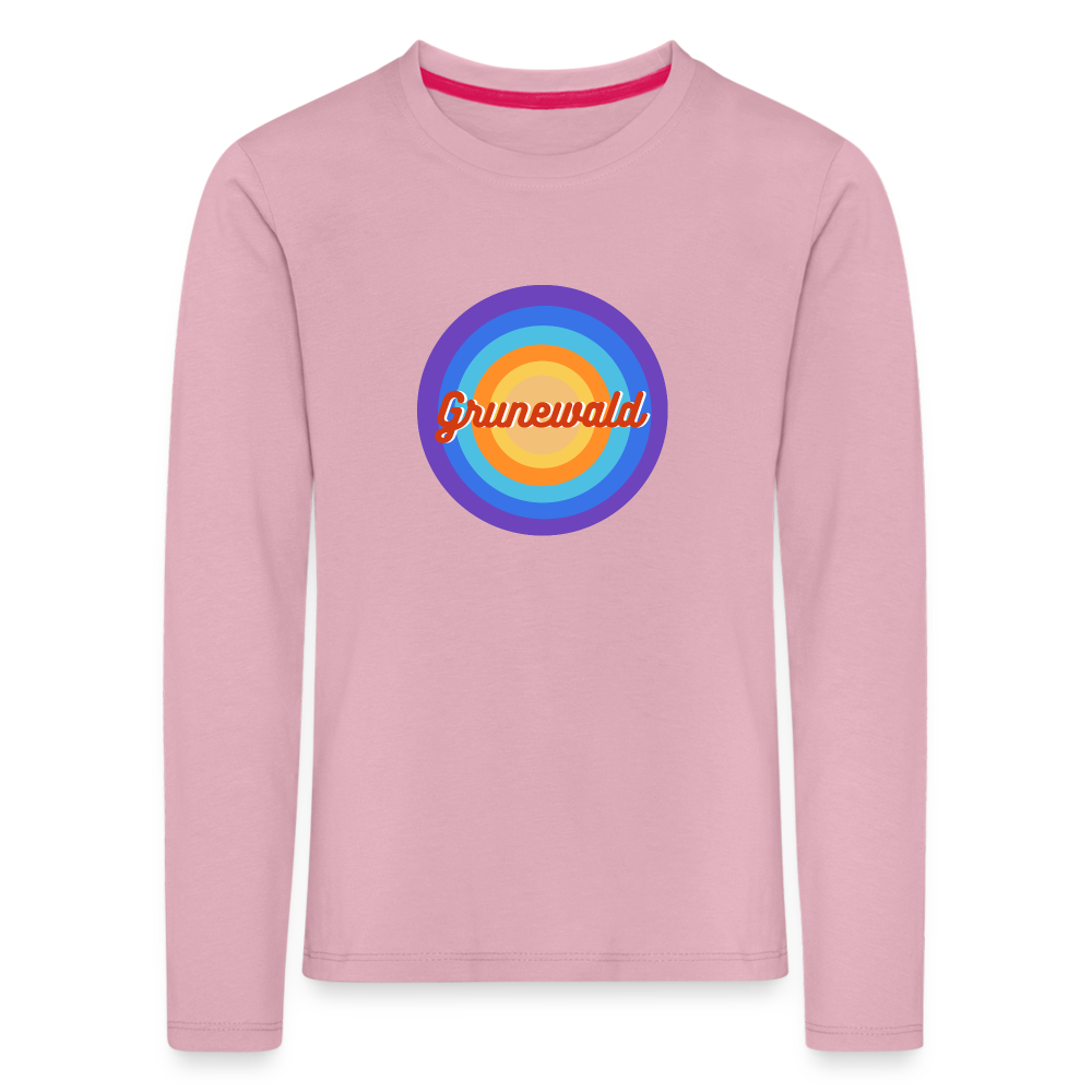 Grunewald Retro - Kinder Langarmshirt - Hellrosa