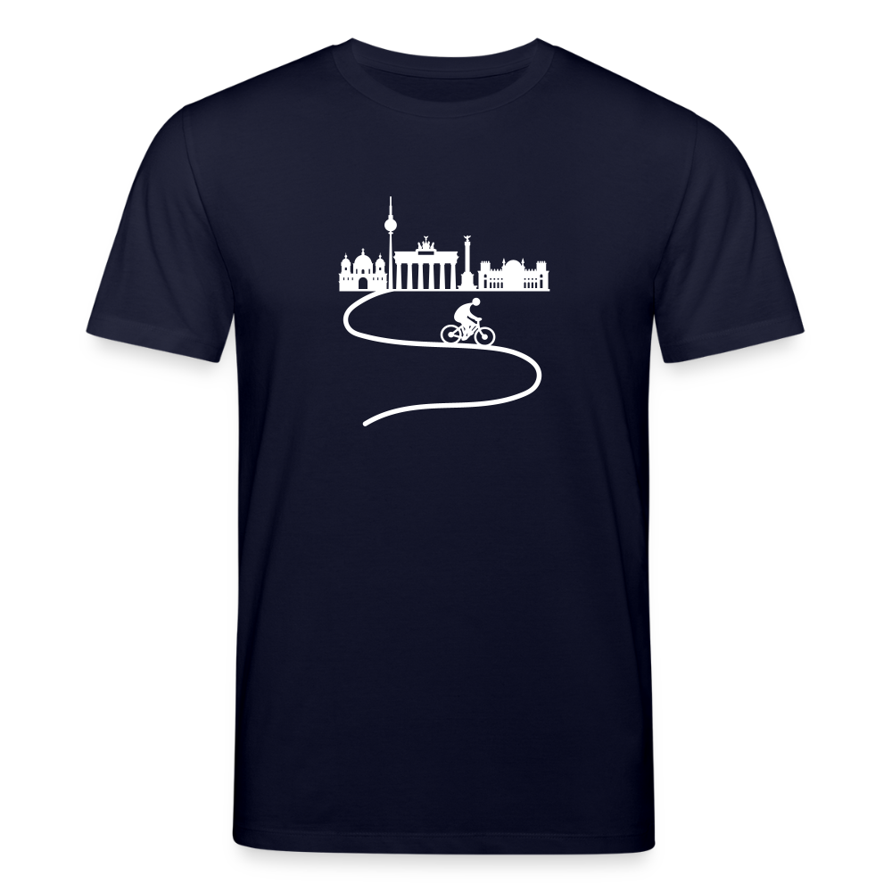 Aus der Stadt - Unisex Bio T-Shirt - Navy