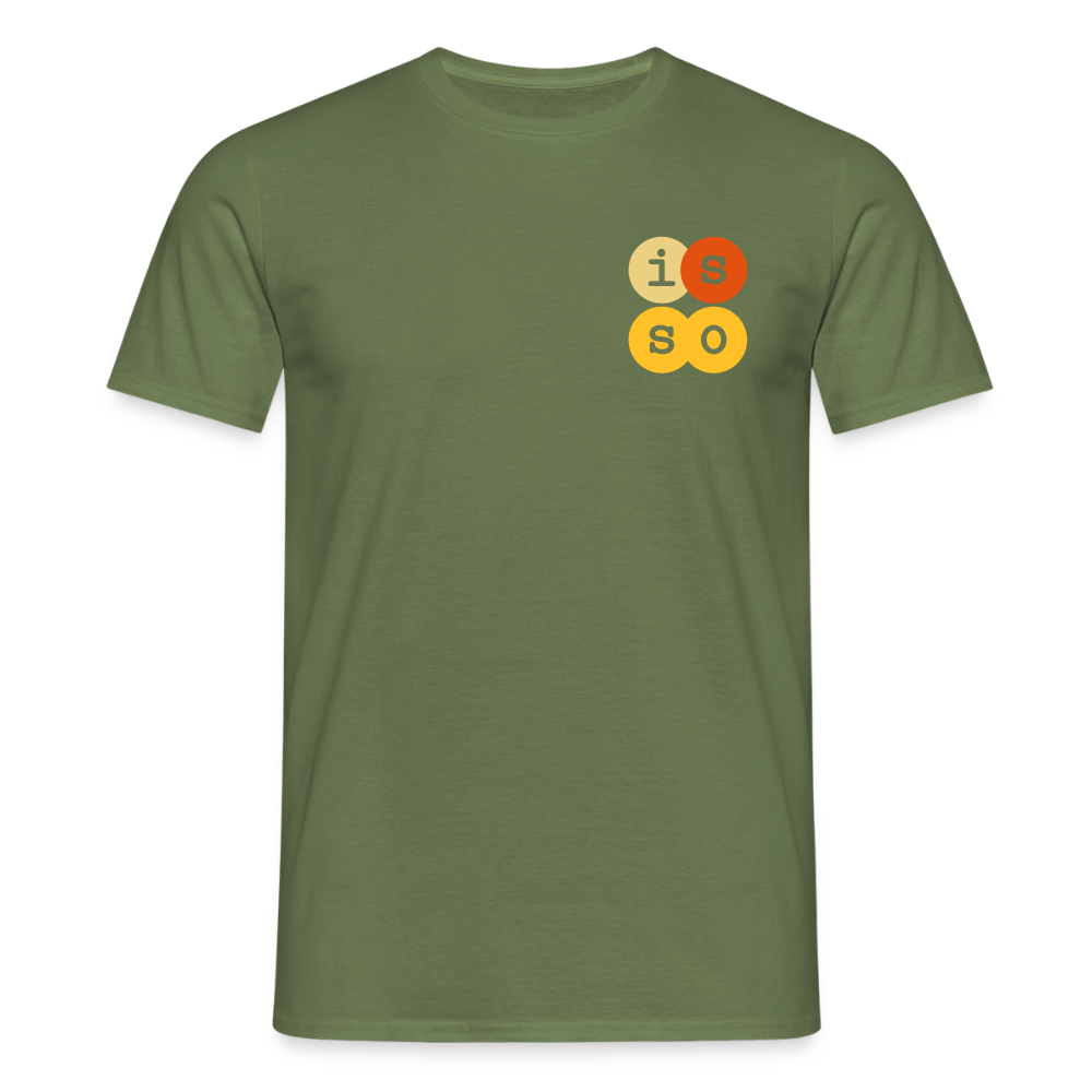 IsSo - Männer Premium T-Shirt - Militärgrün