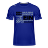Ein Mann, Ein Biker, Ein Berliner - Männer Sport-Shirt - Royalblau