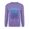 Köpenick Planet Earth - Unisex Pullover - Lavendel