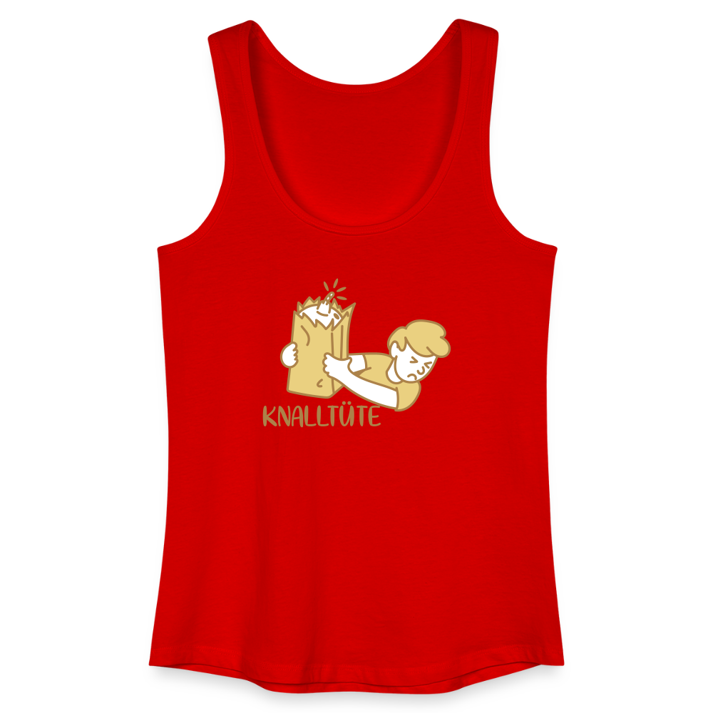 Knalltüte - Frauen Bio Tank Top - Rot