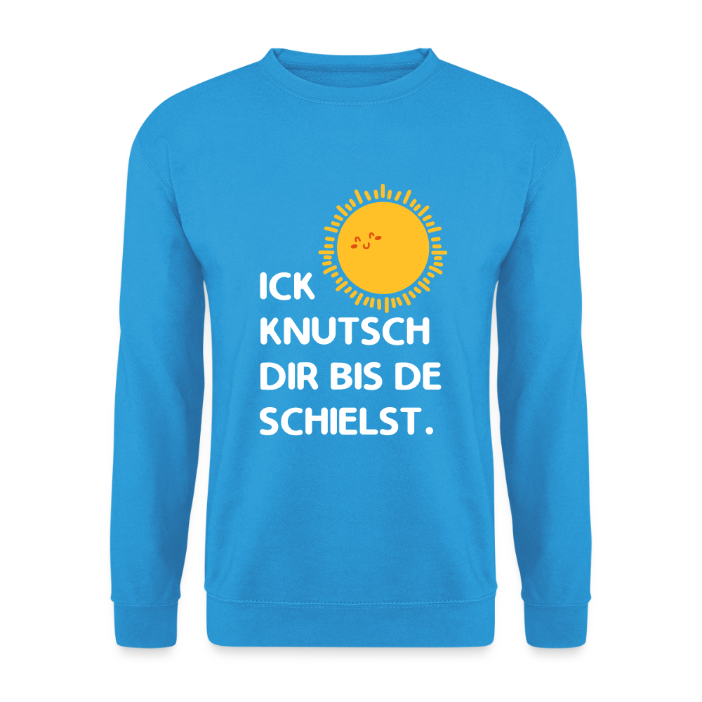 Ick knutsch dir Sonne! - Unisex Pullover - Meeresblau