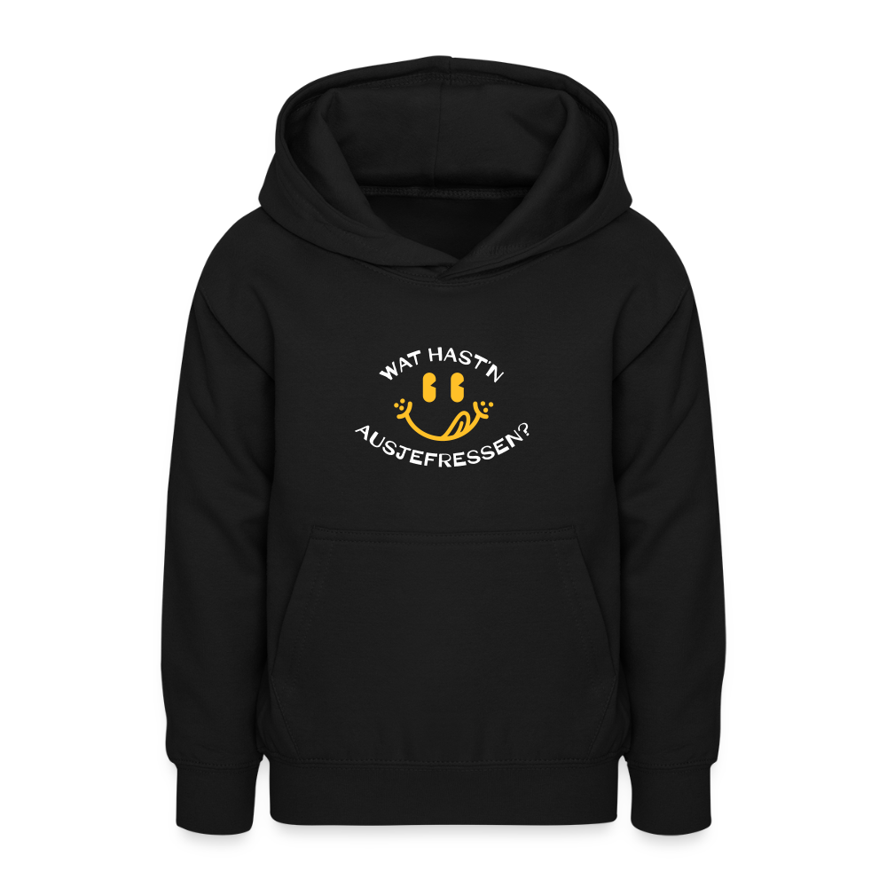 Wat Hast’n Ausjefressen - Teenager Hoodie - Schwarz