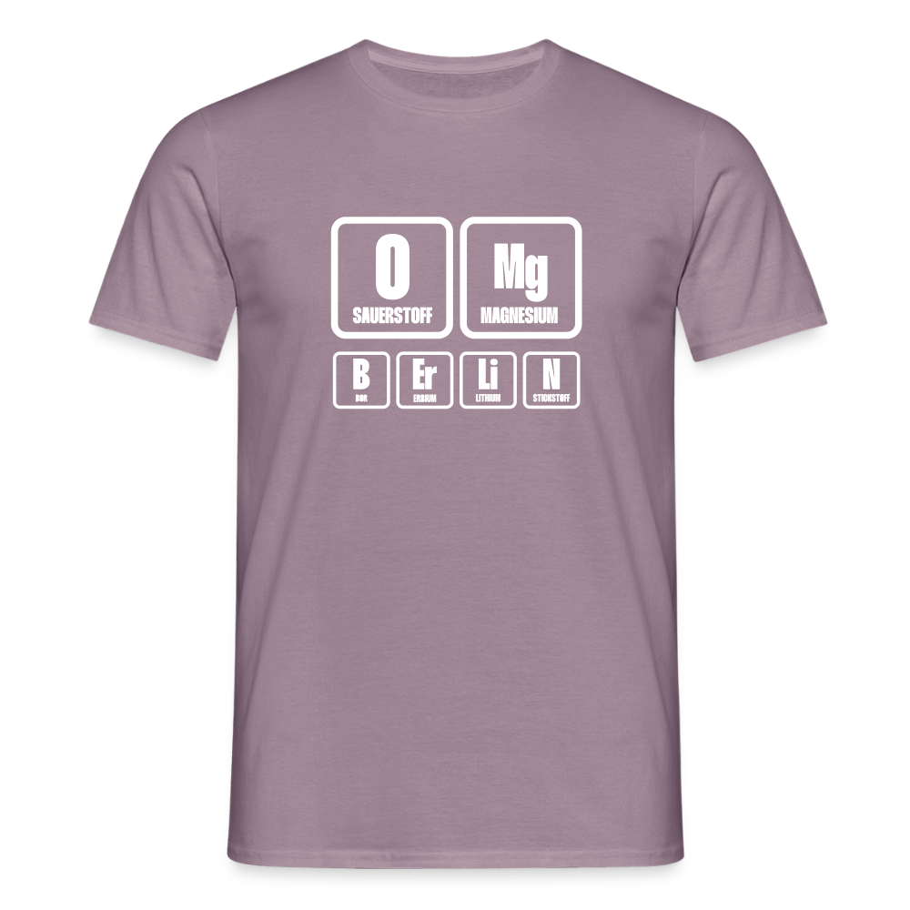 OMG Berlin - Männer Premium T-Shirt - Lilagrau