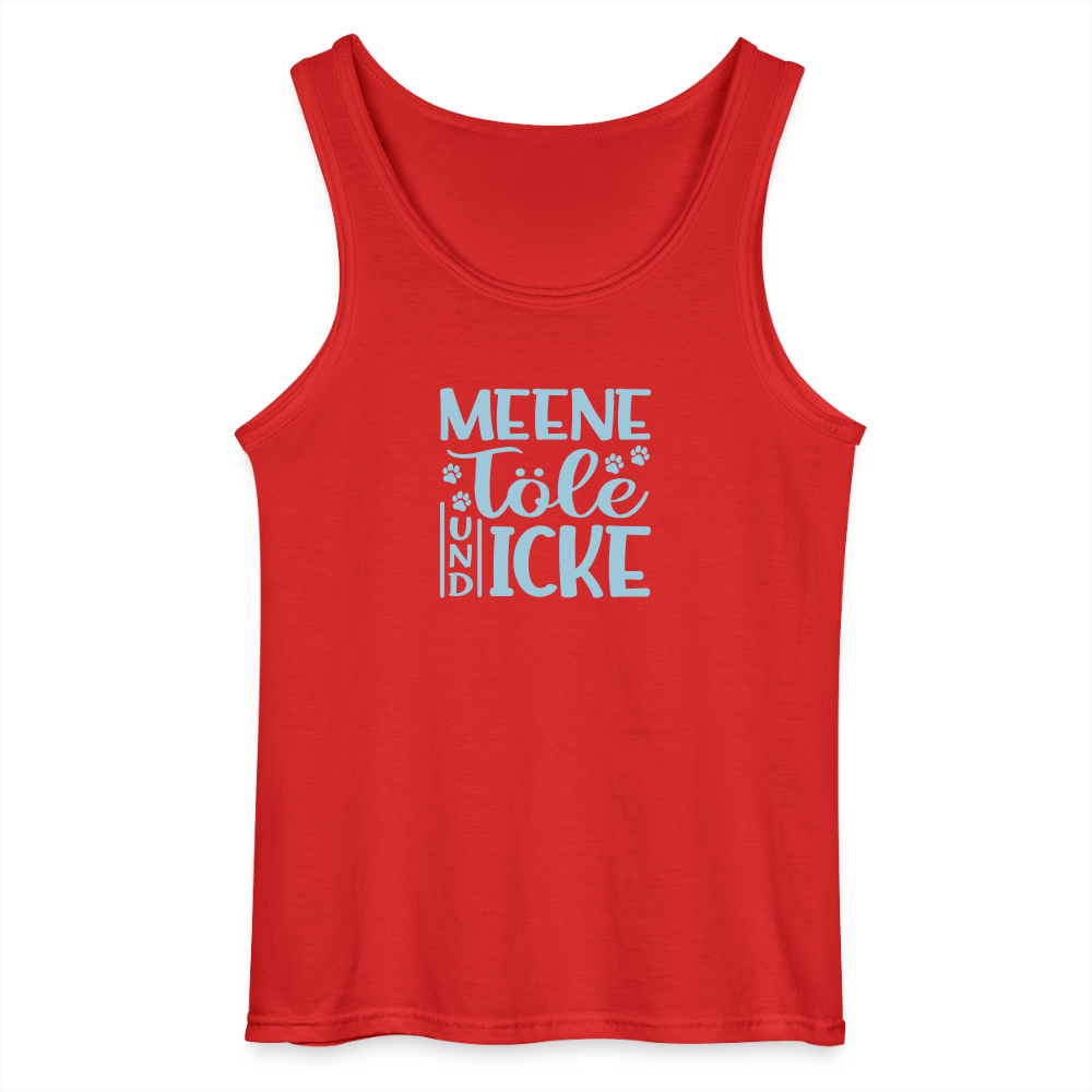 Meene Töle und Icke - Männer Tank Top - Rot