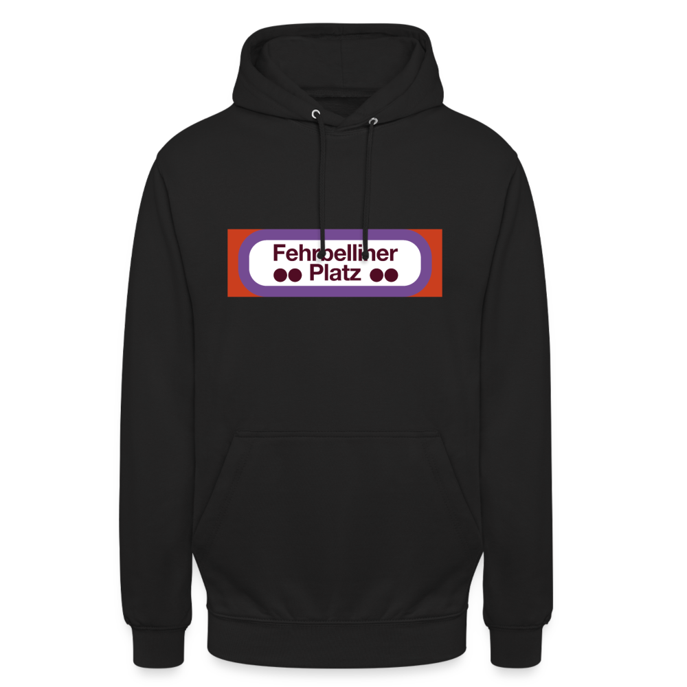 Fehrbelliner platz - Unisex Hoodie - Schwarz