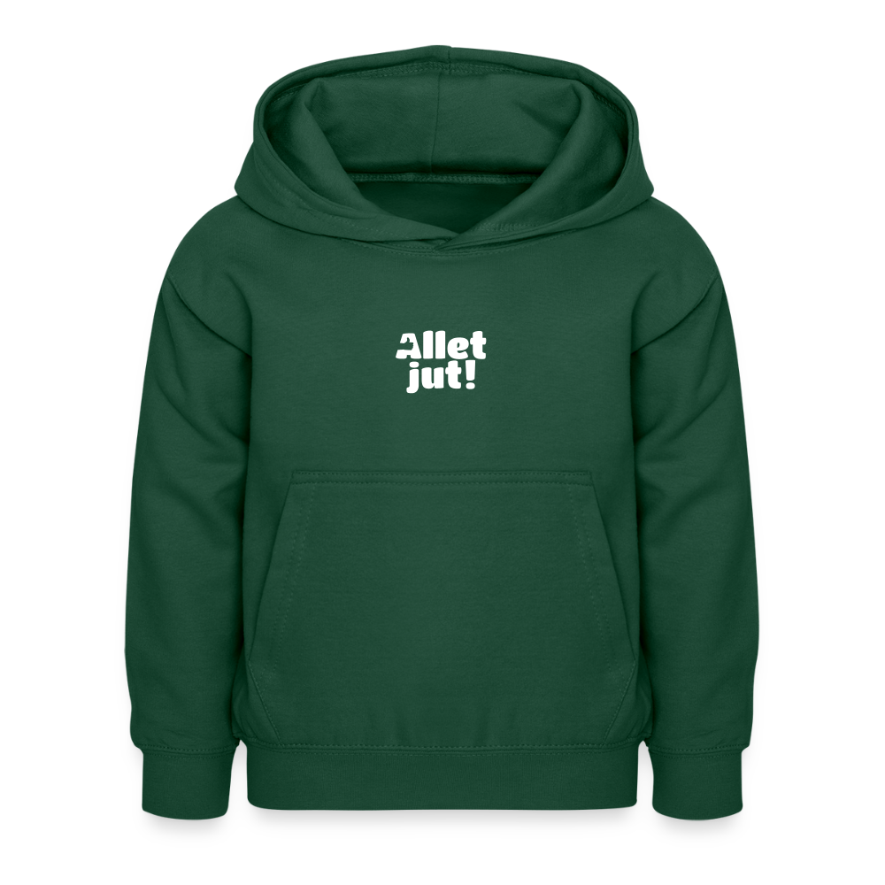Allet Jut - Kinder Hoodie - Flaschengrün