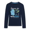 Georgien oder Gesundbrunnen - Teenager Langarmshirt - Navy
