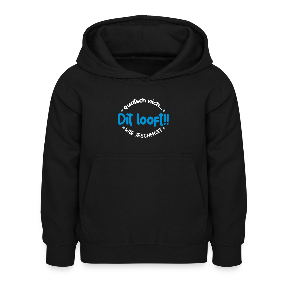 Dit Looft! - Kinder Hoodie - Schwarz