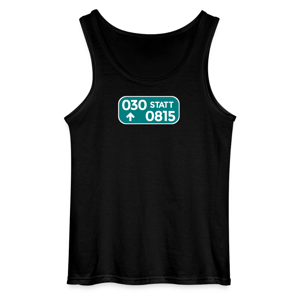 030 statt 0815 - Männer Tank Top - Schwarz