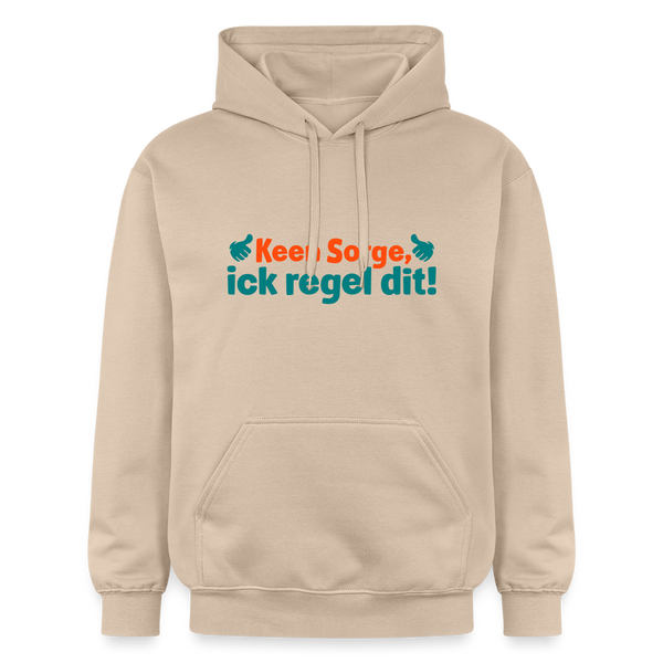 Keene Sorge, ick regel dit! - Hoodie - Sand