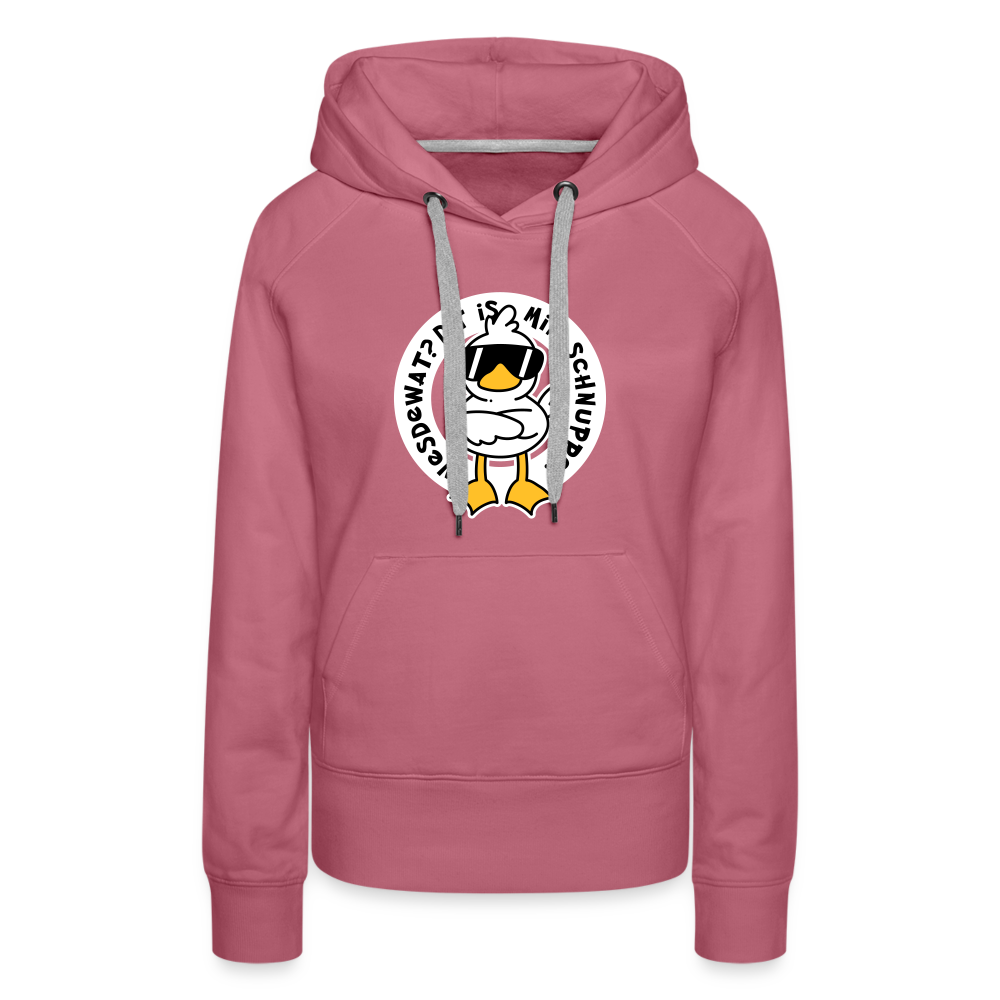 Wesdewat? - Frauen Premium Hoodie - Malve