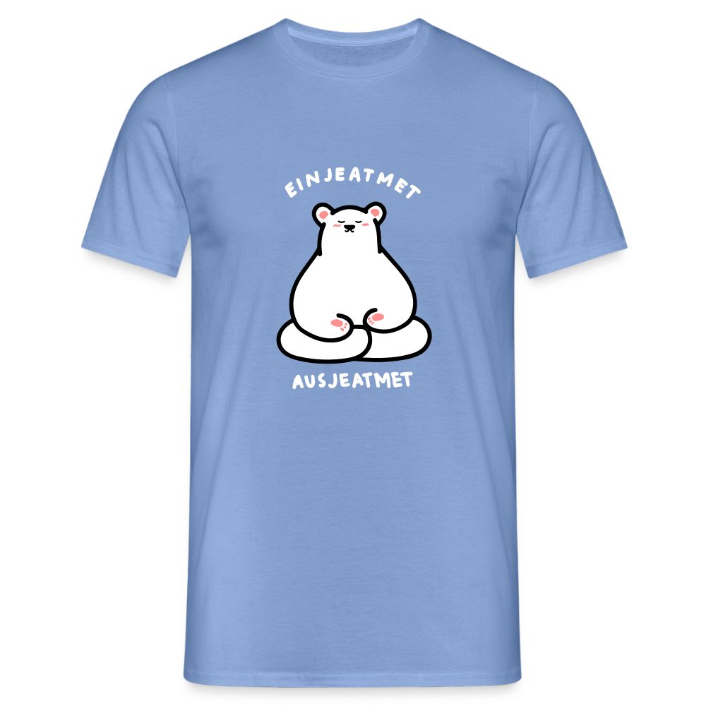 Einjeatmet - Männer Premium T-Shirt - carolina blue