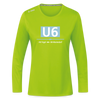 U6 - Frauen Sport Langarmshirt - Neongrün