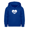 I love Berlin weiß - Kinder Hoodie - Royalblau