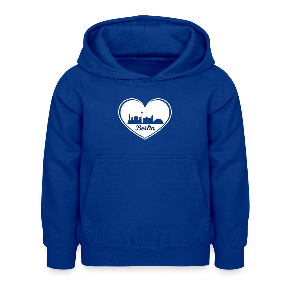 I love Berlin weiß - Kinder Hoodie - Royalblau