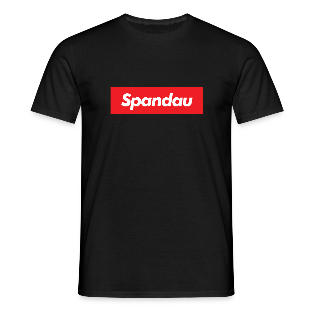 Spandau rot - Männer Premium T-Shirt - Schwarz