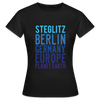 Steglitz Planet Earth - Frauen Premium T-Shirt - Schwarz