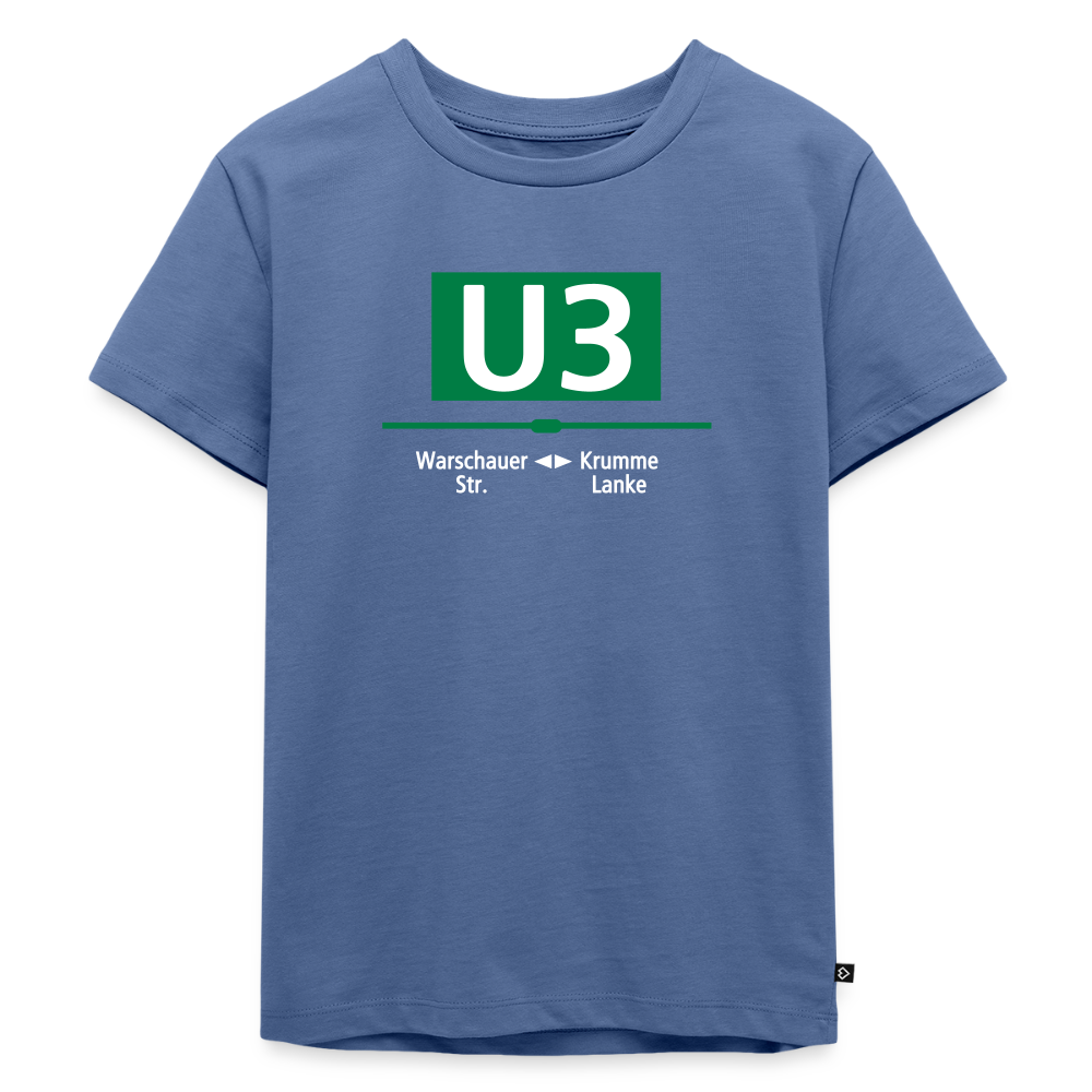 U3 - Kinder Premium T-Shirt - Taubenblau