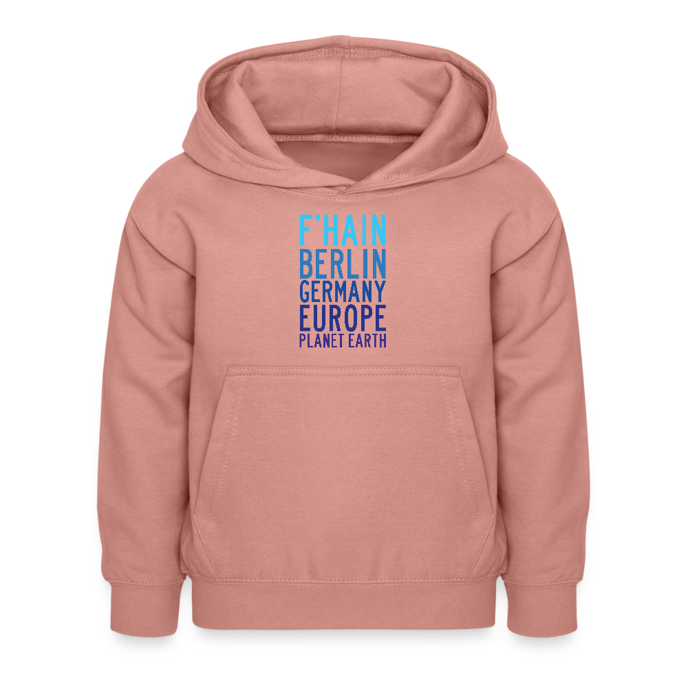 F'hain - Planet Earth - Kinder Hoodie - Altrosa