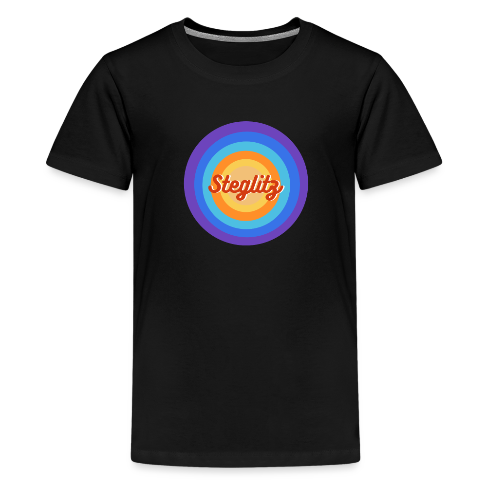 Steglitz Retro - Teenager Premium T-Shirt - Schwarz