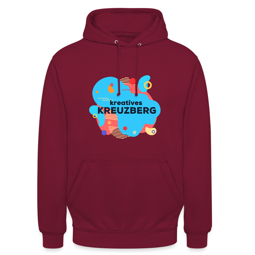 Kreatives Kreuzberg - Unisex Hoodie - Bordeaux