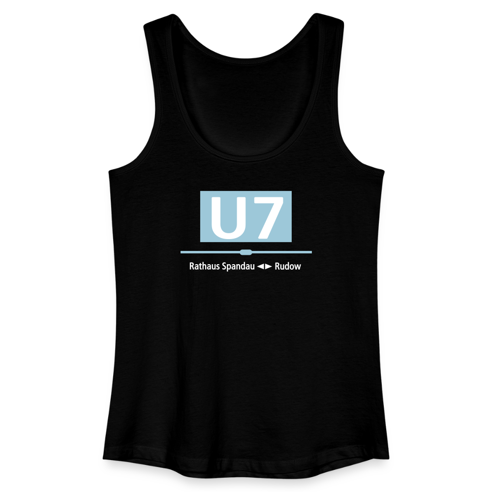 U7 - Frauen Bio Tank Top - Schwarz