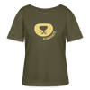 Schnauze - Relaxed Rundhals Frauen Bio-T-Shirt - Khaki