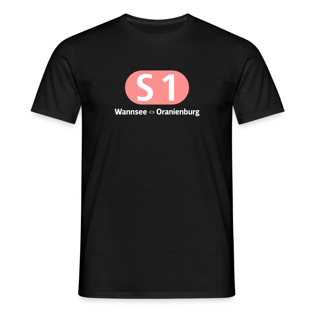 S1 - Männer Premium T-Shirt - Schwarz