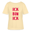Ick bin Ick! - Relaxed Rundhals Frauen Bio-T-Shirt - Creme