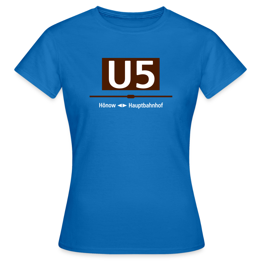 U5 - Frauen Premium T-Shirt - Royalblau