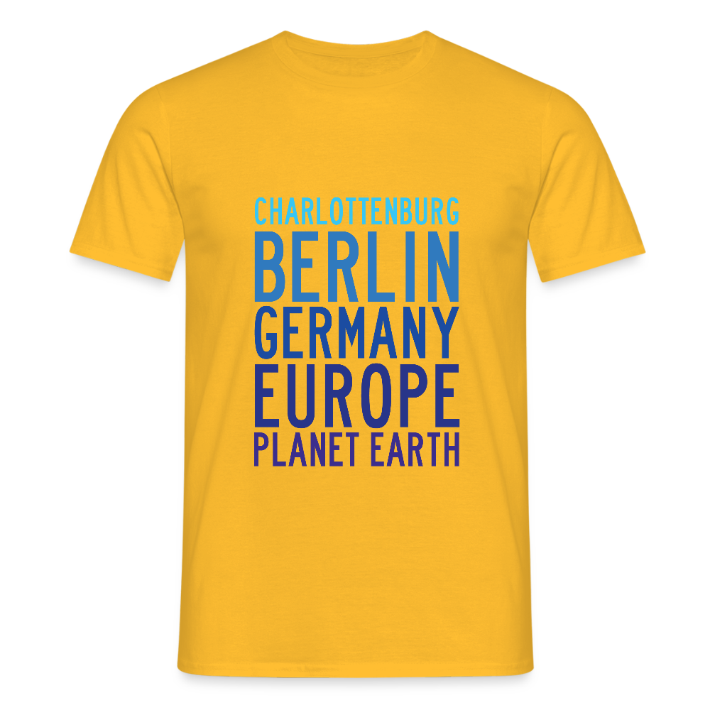 Charlottenburg - Earth - Männer Premium T-Shirt - Gelb