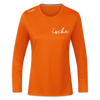 Ische - Frauen Sport Langarmshirt - Neonorange