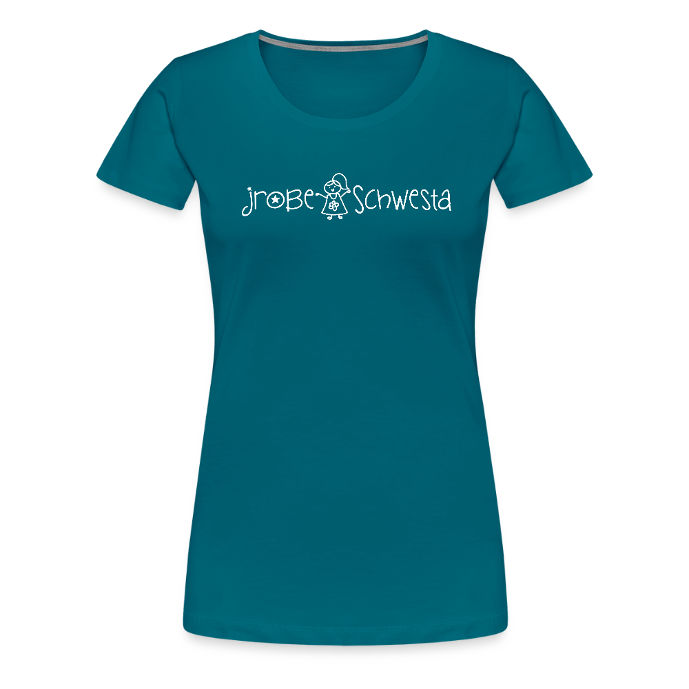 Meene Schwesta - Frauen Premium T-Shirt - Divablau