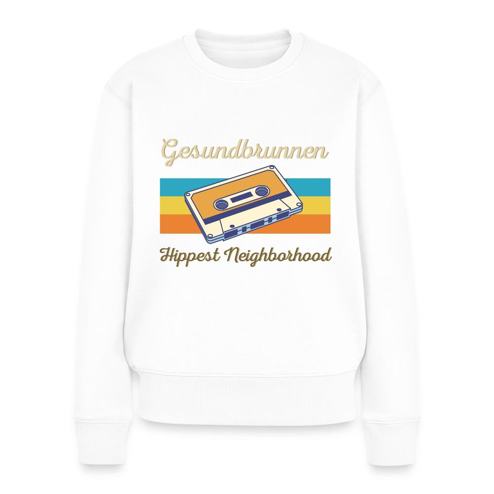 Gesundbrunnen Hippest Neighborhood - Frauen Premium Pullover - Weiß