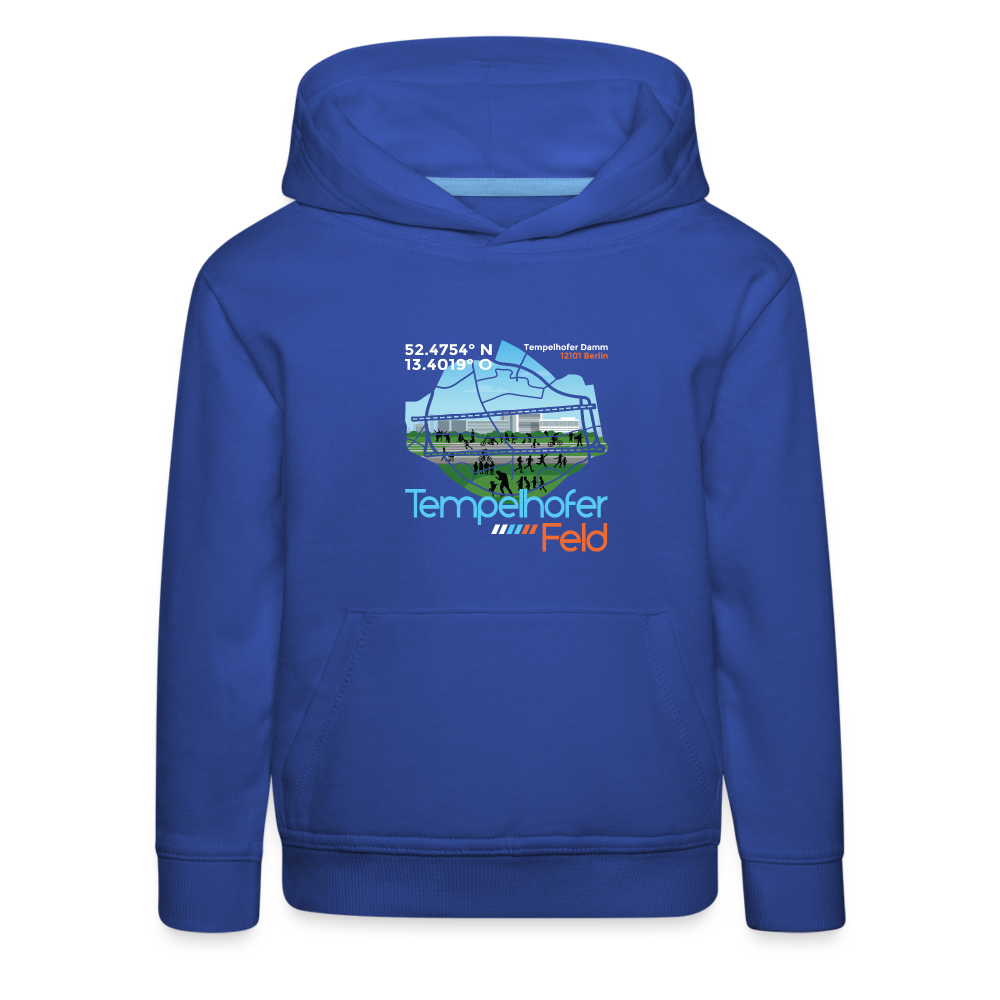 Tempelhofer Feld - Kinder Premium Hoodie - Royalblau