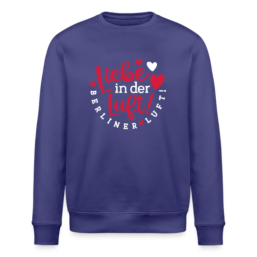 Liebe in der Luft! Berliner Luft! - Unisex Bio Sweatshirt - Dämmerung