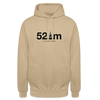 52 m Viktoria Park - Unisex Hoodie - Beige