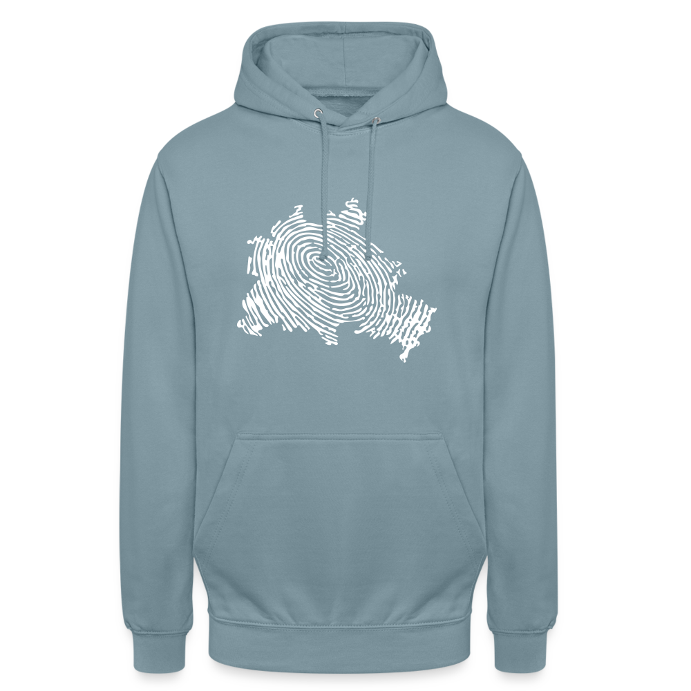 Berliner Finger - Unisex Hoodie - Nebelblau