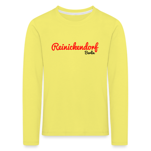 Reinickendorf Berlin - Kinder Langarmshirt - Gelb
