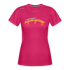 Lieblingssport? Jedankensprünge! - Frauen Sport-Shirt - dunkles Pink