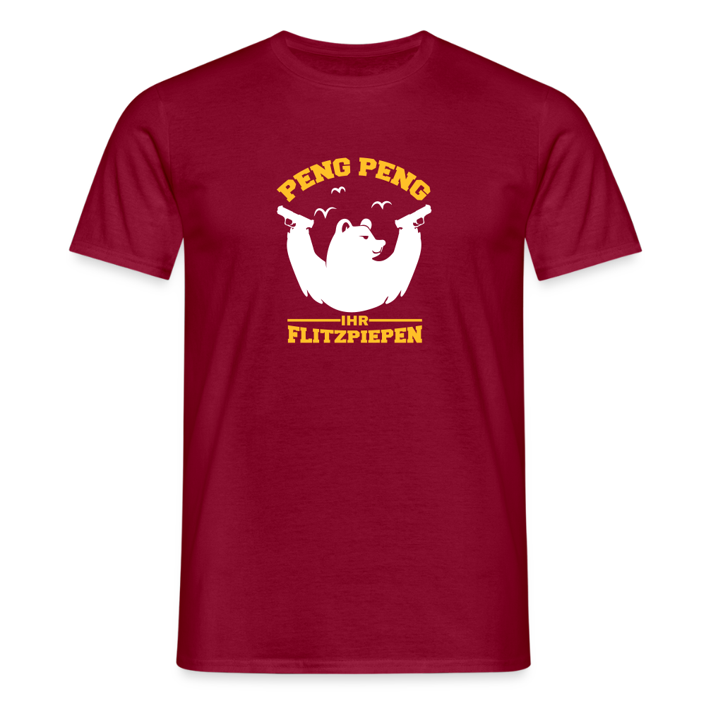 Peng Peng - Männer Premium T-Shirt - Ziegelrot